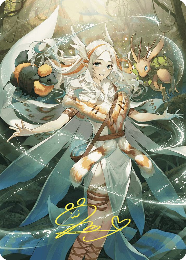 0076 Greater Auramancy Anime Art Card (Gold-Stamped Signature) S Art Series: Wilds of Eldraine
