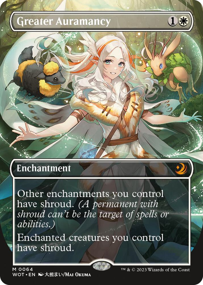 0064 Greater Auramancy (Anime Borderless) M Wilds of Eldraine: Enchanting Tales