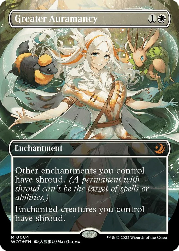 0084 Greater Auramancy (Anime Borderless) (Confetti Foil) M Wilds of Eldraine: Enchanting Tales
