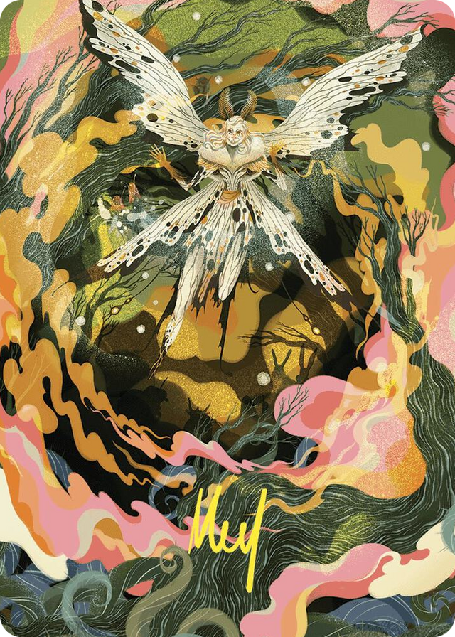 0061 Greater Auramancy Art Card (Gold-Stamped Signature) S Art Series: Wilds of Eldraine