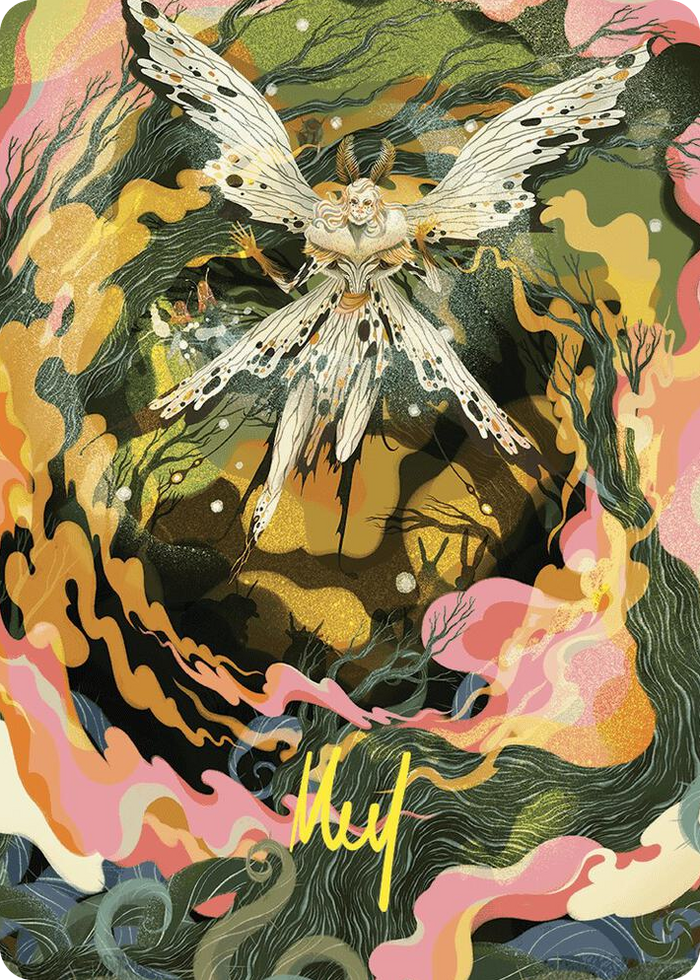 Greater Auramancy Art Card (Gold-Stamped Signature) #61 S - Art Series: Wilds of Eldraine Pokemon card