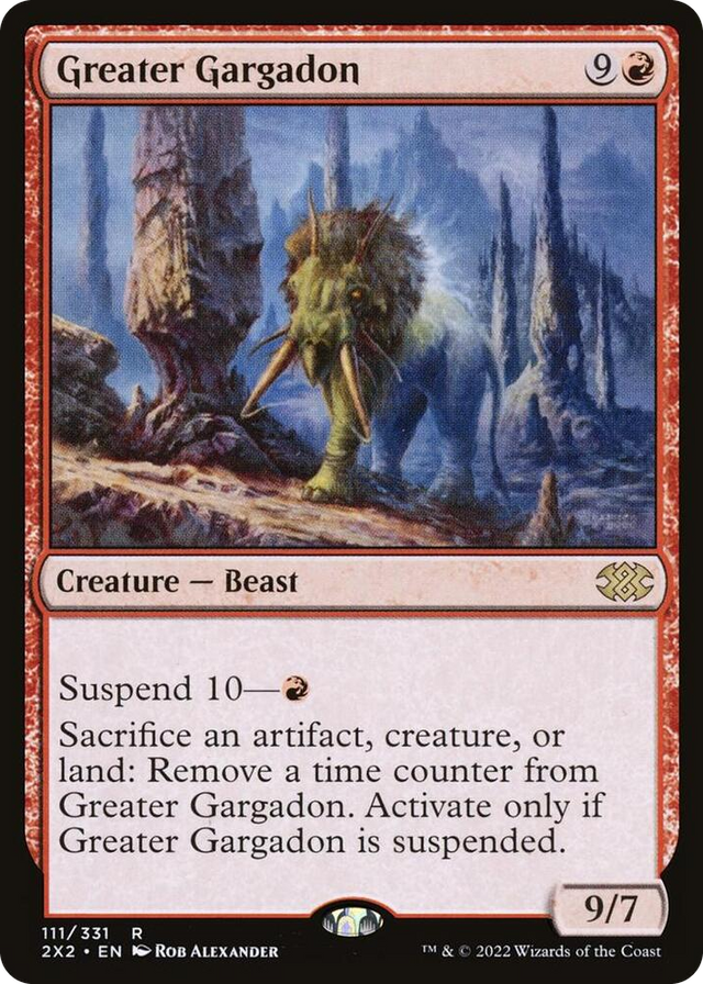 0111 Greater Gargadon R Double Masters 2022