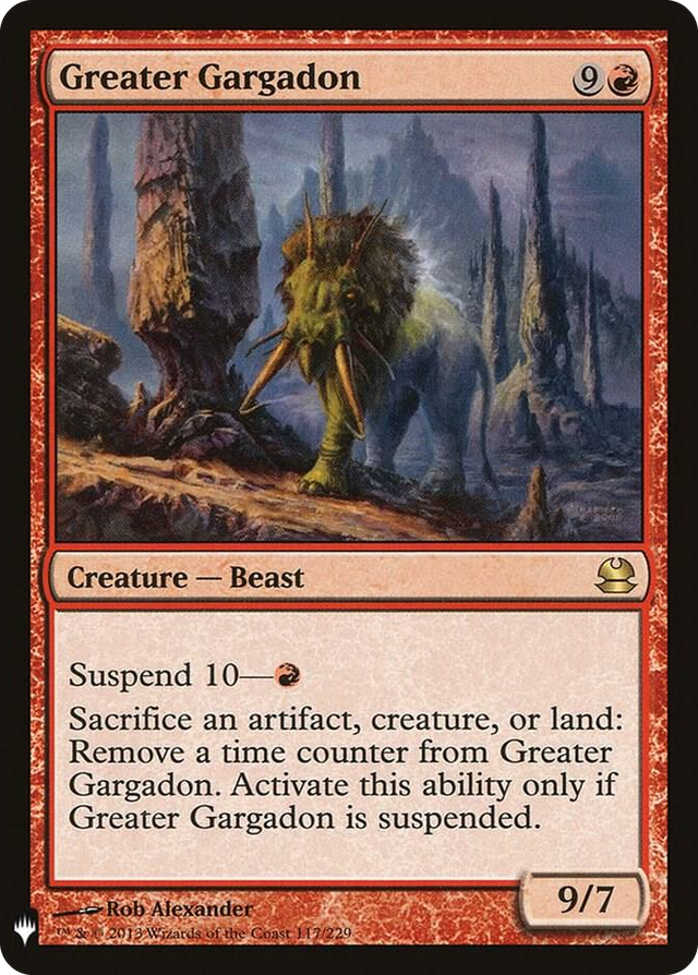 0117 Greater Gargadon R The List Reprints