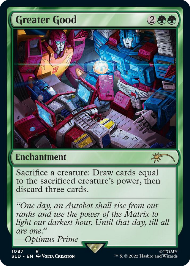 1087 Greater Good R Secret Lair Drop Series