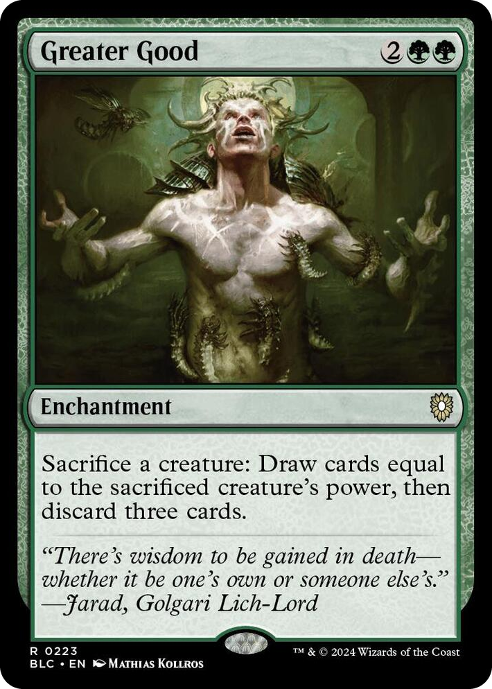 0223 Greater Good R Commander: Bloomburrow