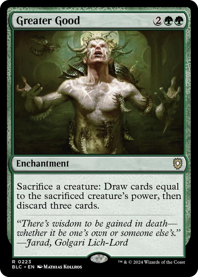 0223 Greater Good R Commander: Bloomburrow