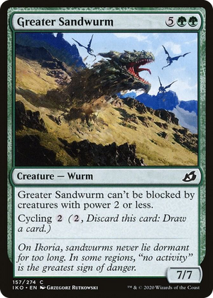 0157 Greater Sandwurm C Lair of Behemoths
