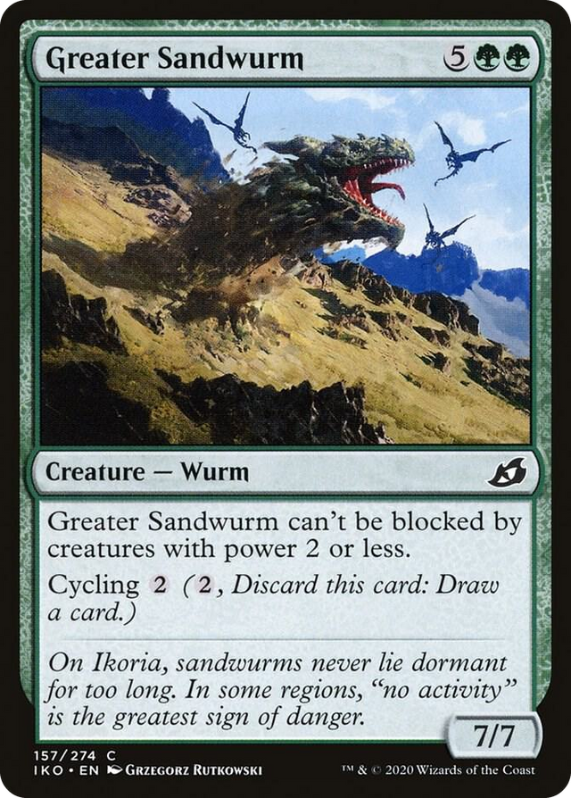 0157 Greater Sandwurm C Lair of Behemoths