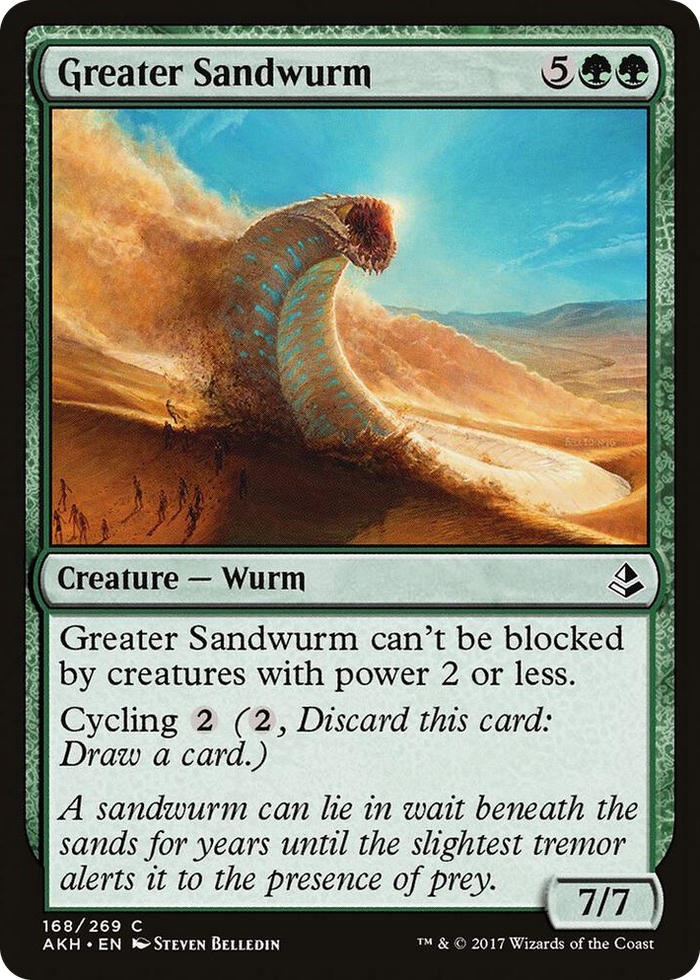 Greater Sandwurm #168 C - Amonkhet Pokemon card