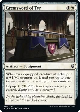 Greatsword of Tyr #22 C - Commander Legends: Battle for Baldur's Gate Pokemon card