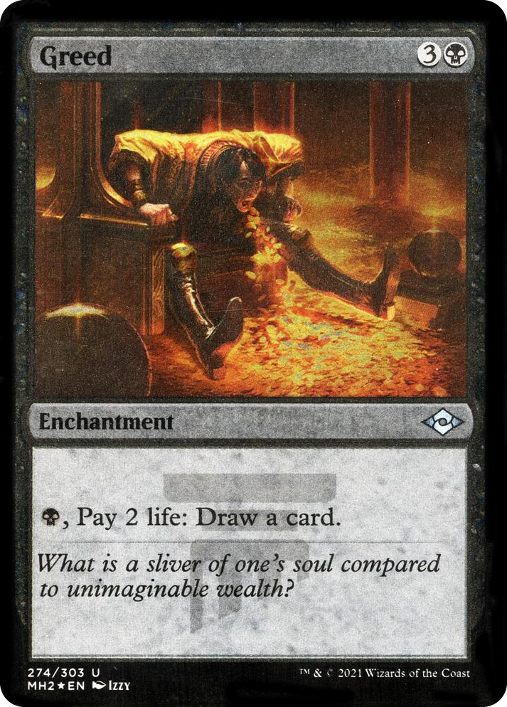 0274 Greed (Foil Etched) U Modern Horizons 2