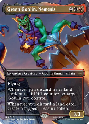 0023 Green Goblin, Nemesis (Borderless) R Marvel's Spider-Man: Eternal-Legal