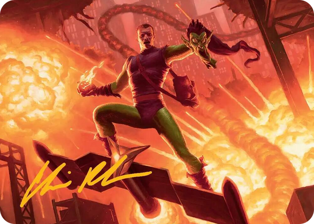 0027 Green Goblin, Revenant Art Card (Gold-Stamped Signature) S Art Series: Marvel's Spider-Man
