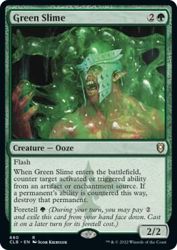 0680 Green Slime R Commander Legends: Battle for Baldur's Gate