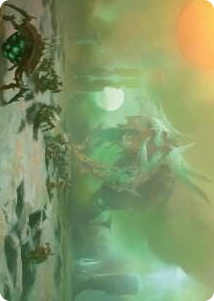 Green Sun's Twilight Art Card #39 S - Art Series: Phyrexia: All Will Be One Pokemon card