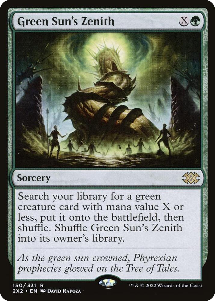 0150 Green Sun's Zenith R Double Masters 2022