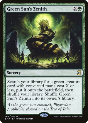 0169 Green Sun's Zenith R Eternal Masters