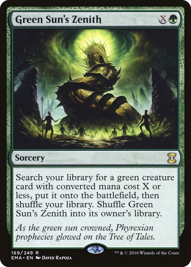 0169 Green Sun's Zenith R Eternal Masters