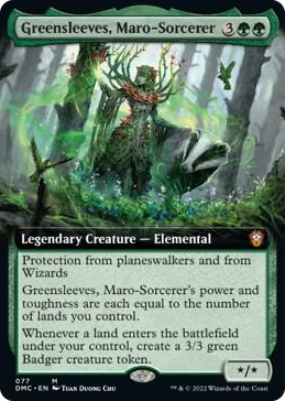 0077 Greensleeves, Maro-Sorcerer (Extended Art) M Commander: Dominaria United