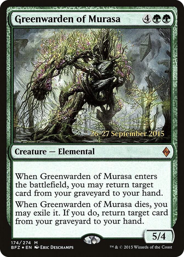0174 Greenwarden of Murasa M Prerelease Cards