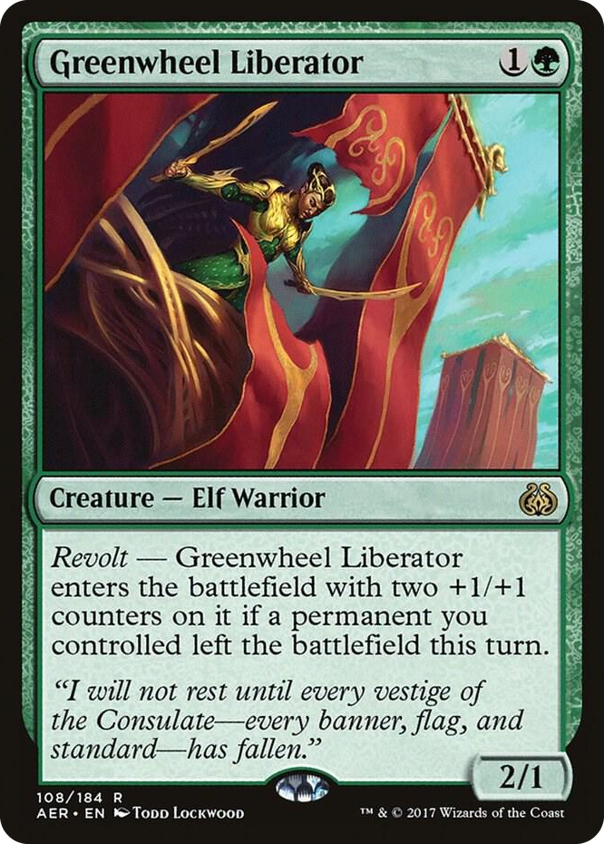 Greenwheel Liberator #108 R - Aether Revolt Pokemon card