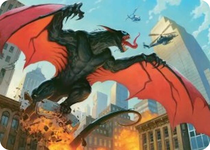 Grendel, Spawn of Knull Art Card #54 S - Art Series: Marvel's Spider-Man Pokemon card