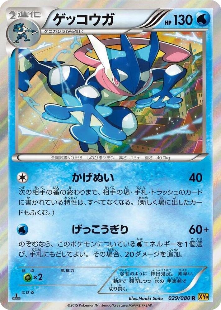 0029 Greninja Rare Rage of the Broken Heavens
