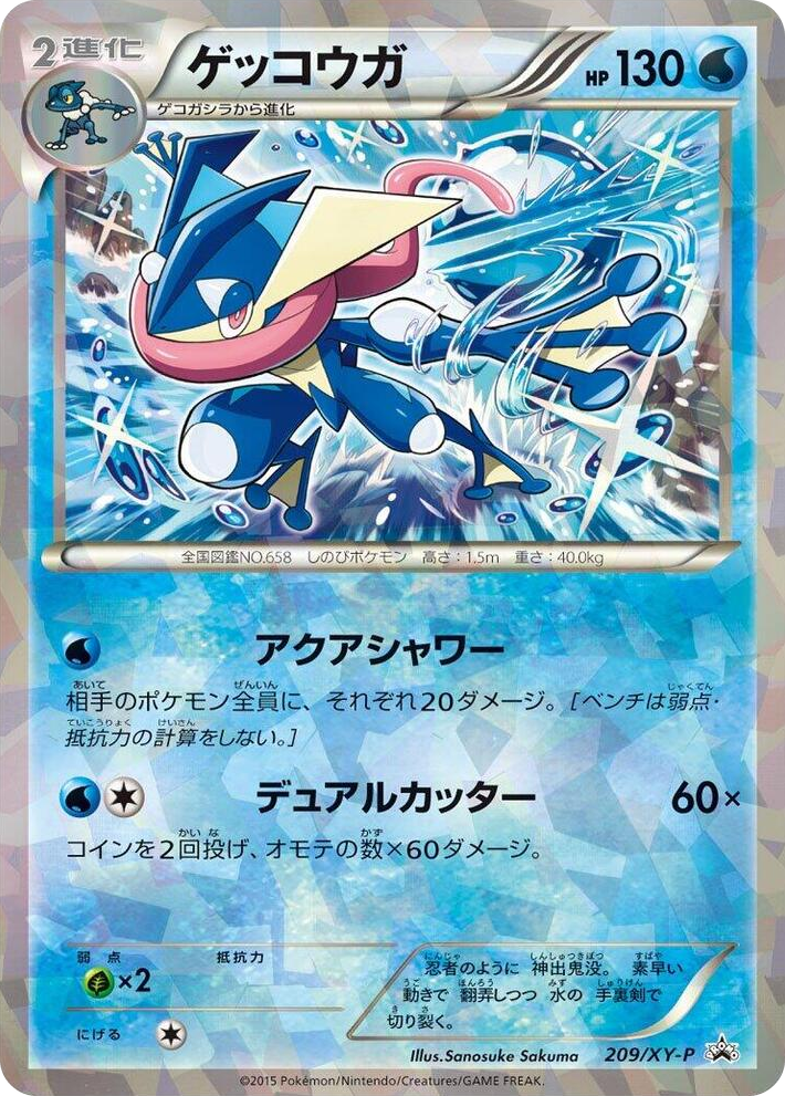 0209 Greninja - 209/XY-P Common XY-P: XY Promos