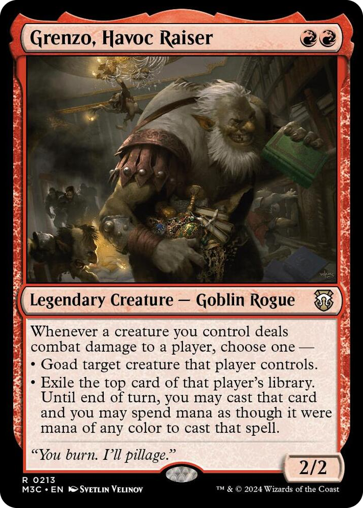 0213 Grenzo, Havoc Raiser R Commander: Modern Horizons 3