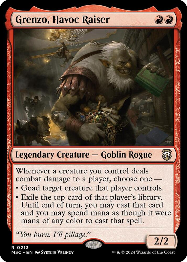 0213 Grenzo, Havoc Raiser R Commander: Modern Horizons 3