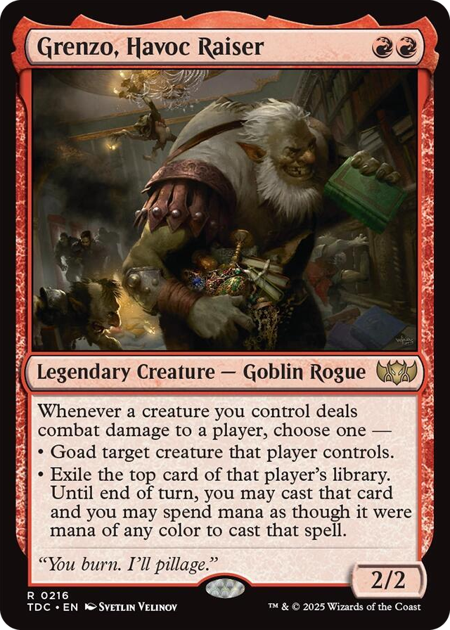 0216 Grenzo, Havoc Raiser R Commander: Tarkir: Dragonstorm