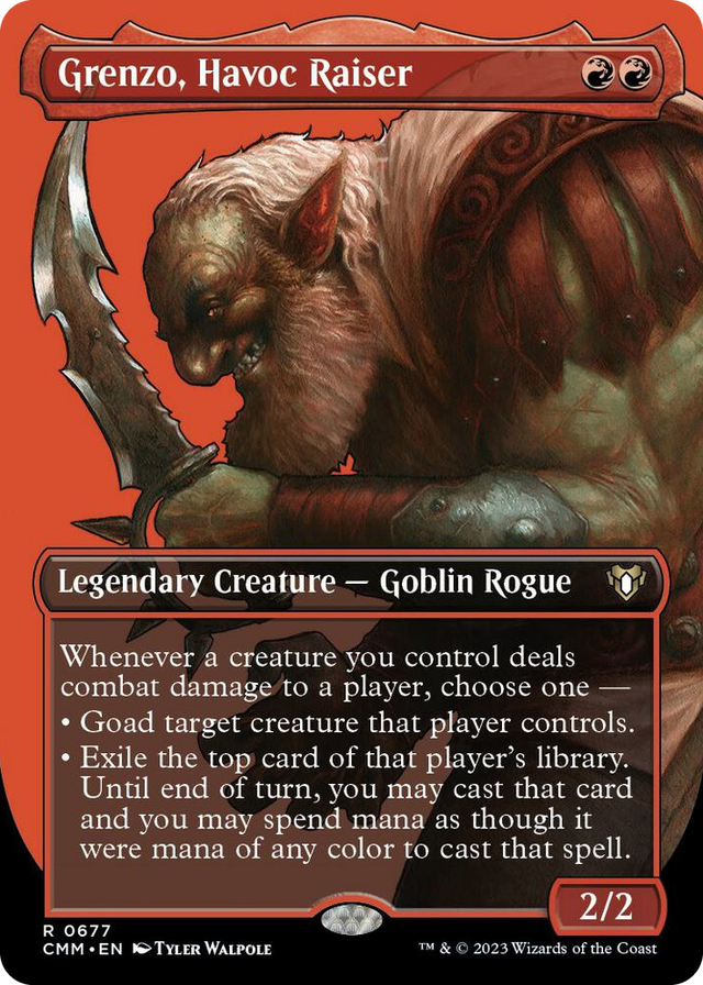 0677 Grenzo, Havoc Raiser (Borderless) R Commander Masters