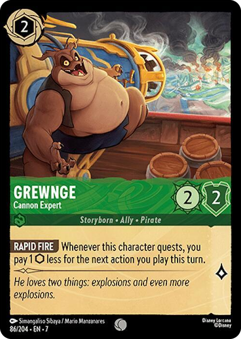 0086 Grewnge - Cannon Expert Common Archazia's Island