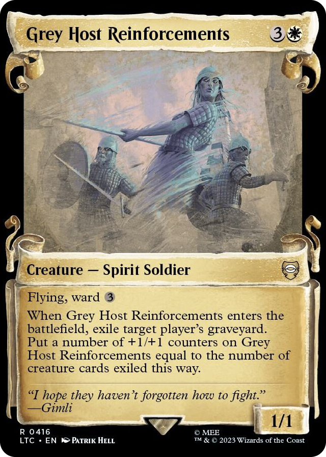 0416 Grey Host Reinforcements (Showcase Scrolls) R Commander: The Lord of the Rings: Tales of Middle-earth