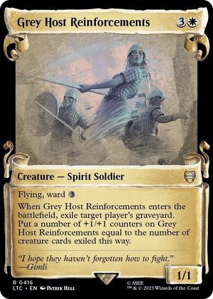 0416 Grey Host Reinforcements (Showcase Scrolls) R Commander: The Lord of the Rings: Tales of Middle-earth