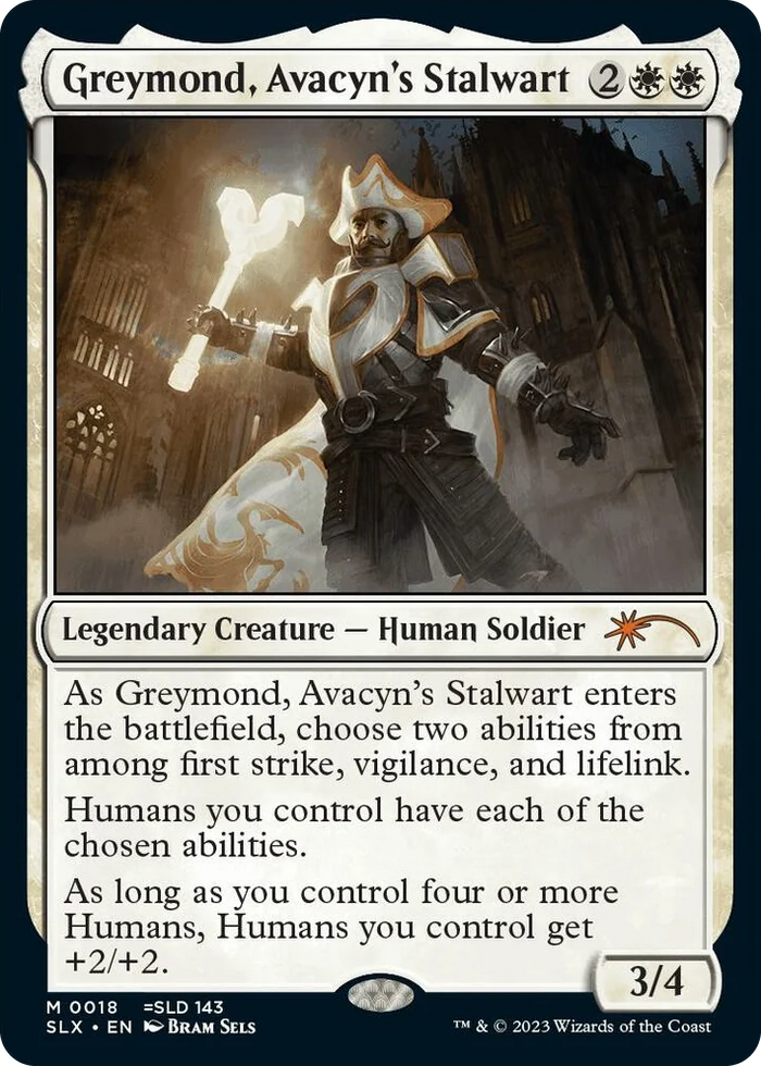 0018 Greymond, Avacyn's Stalwart M SLX Cards
