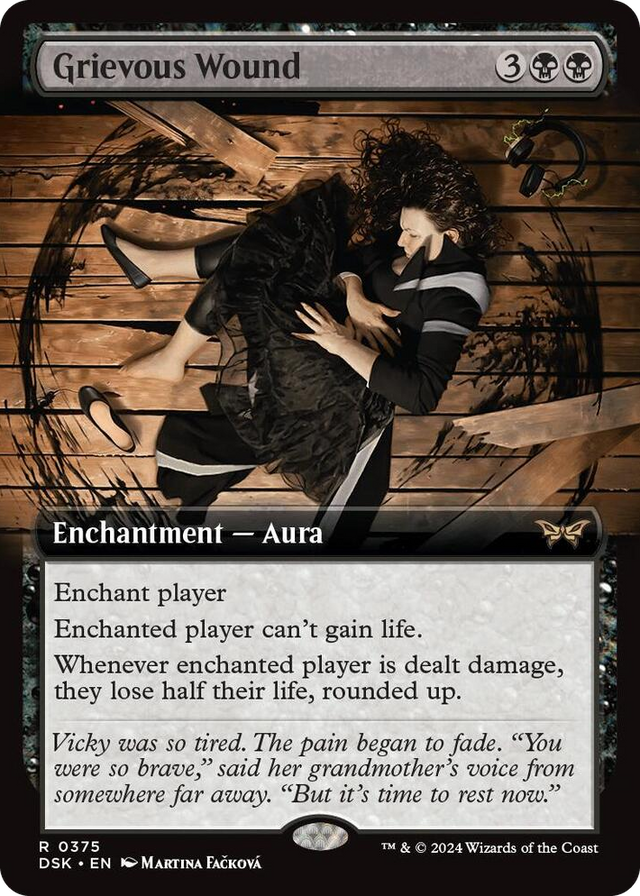0375 Grievous Wound (Extended Art) R Duskmourn: House of Horror