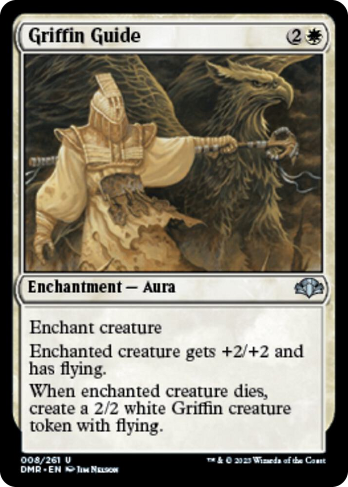 Griffin Guide #8 U - Dominaria Remastered Pokemon card