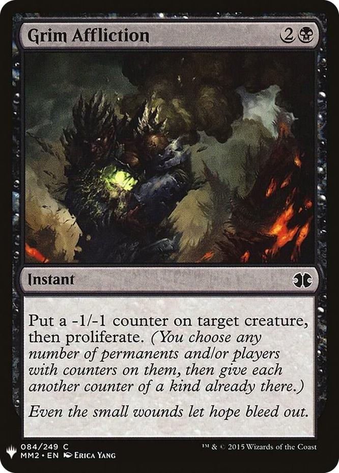 0084 Grim Affliction C The List Reprints