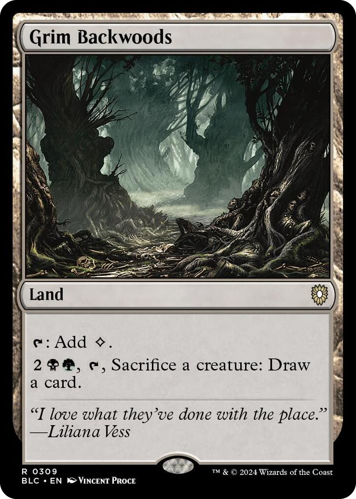 0309 Grim Backwoods R Commander: Bloomburrow