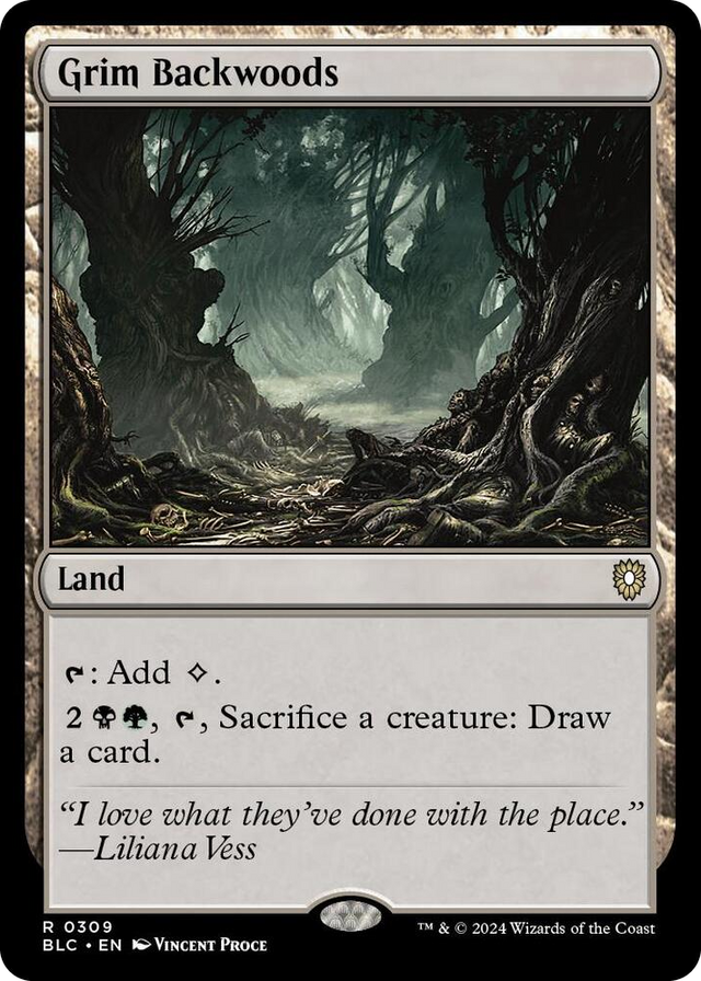 0309 Grim Backwoods R Commander: Bloomburrow