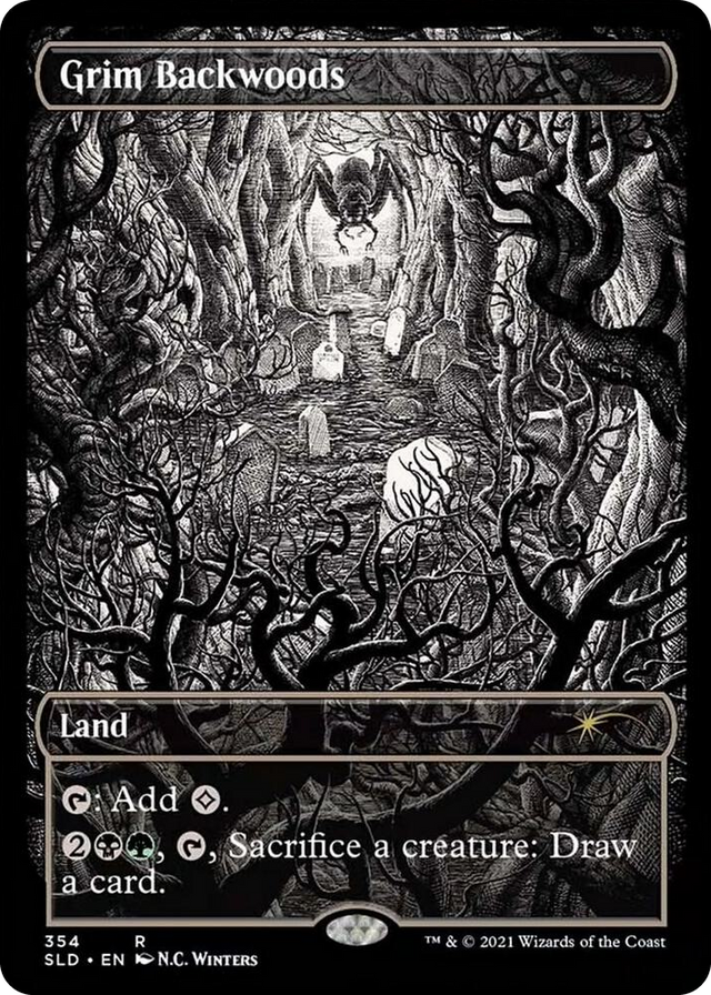0354 Grim Backwoods R Secret Lair Drop Series