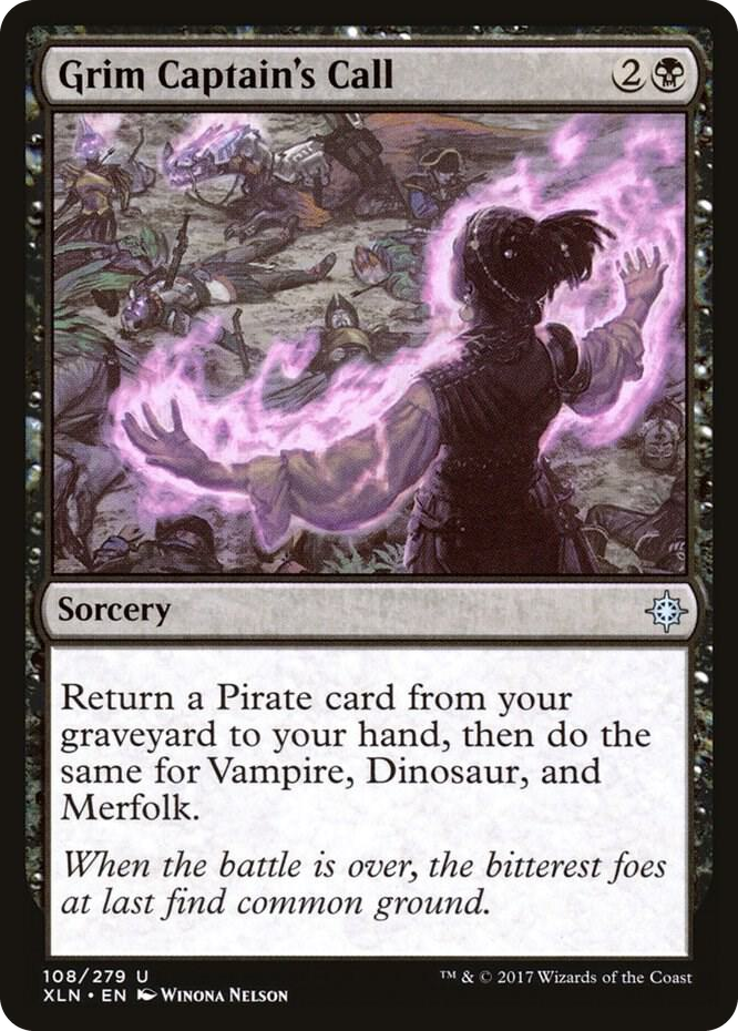 0108 Grim Captain's Call U Ixalan