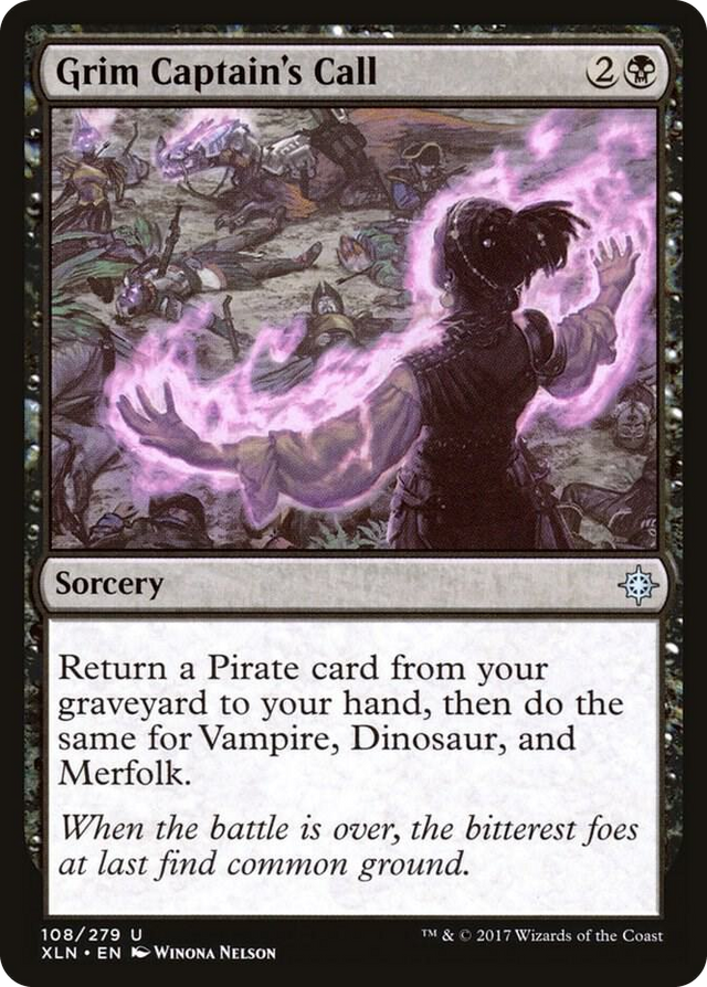0108 Grim Captain's Call U Ixalan