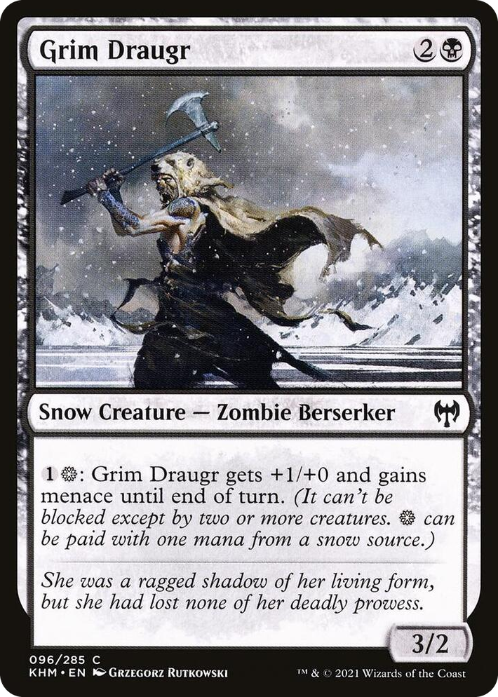0096 Grim Draugr C Kaldheim