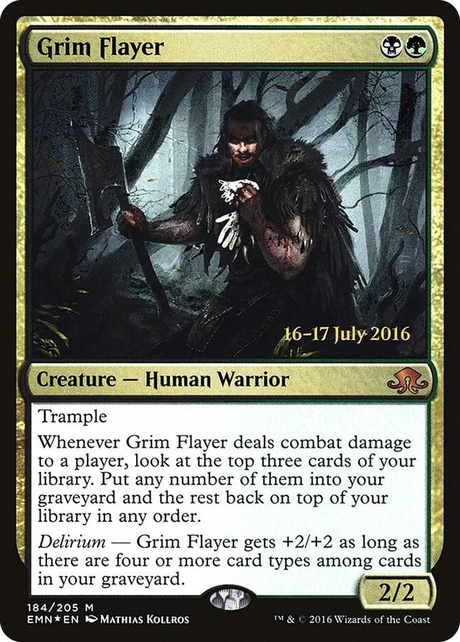 Grim Flayer #184 M - Prerelease Cards Pokemon card