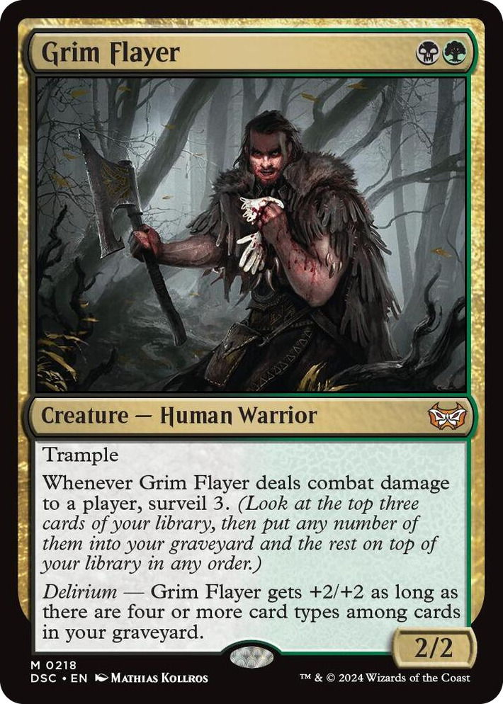 0218 Grim Flayer M Commander: Duskmourn: House of Horror