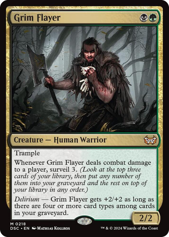 0218 Grim Flayer M Commander: Duskmourn: House of Horror