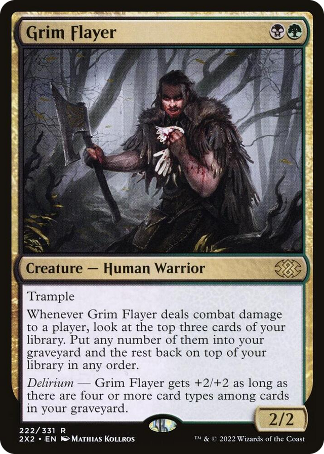 0222 Grim Flayer R Double Masters 2022