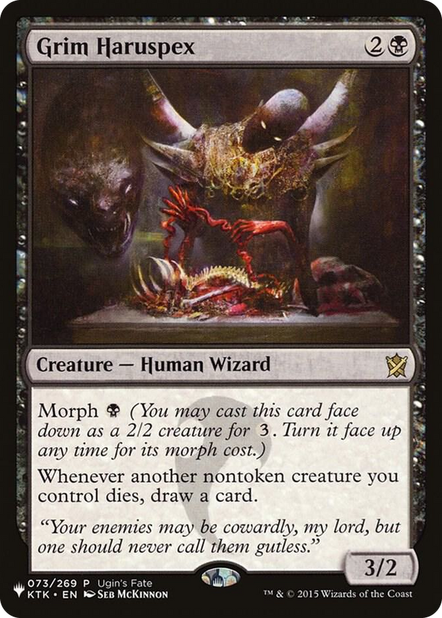 0073 Grim Haruspex R The List Reprints